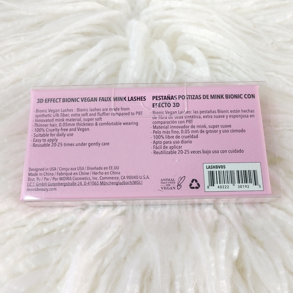 Moira Cosmetics 3D Effect Bionic Vegan Faux Mink Lashes Road Trip - Picture 3 of 6